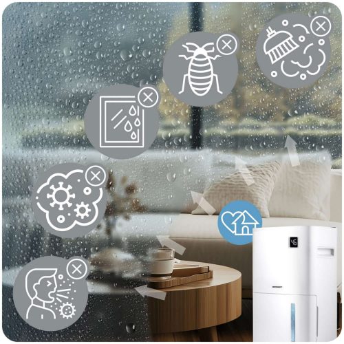 Berdsen BD-534 kompresszoros légszárító - nedvességelnyelő, fehér