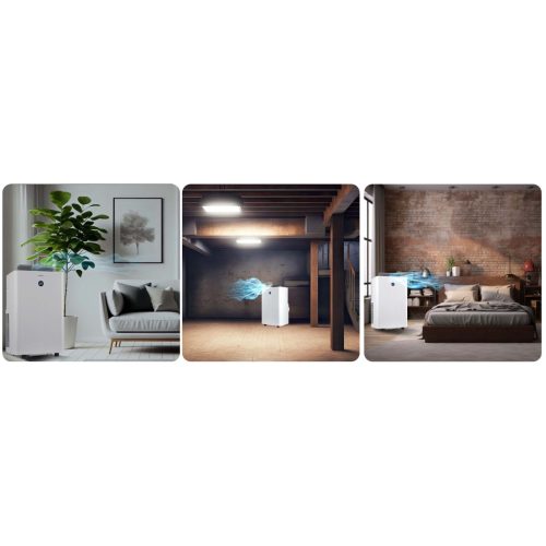 5 az 1- ben mobil klíma, hűt, fűt, 14000 BTU/h, páramentesít, 37l/24h, szellőztet, alvás funkció, WiFi -  Berdsen BD-583