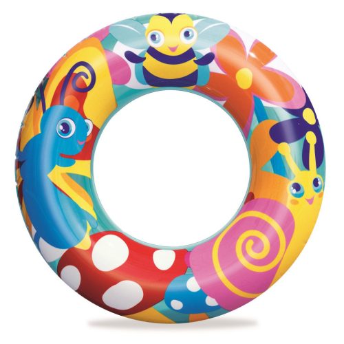Strandgyűrű úszáshoz gyerekeknek 56 cm Bestway 36013 rovarok