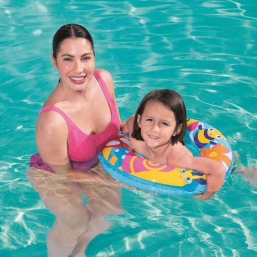 Strandgyűrű úszáshoz gyerekeknek 56 cm Bestway 36013 rovarok