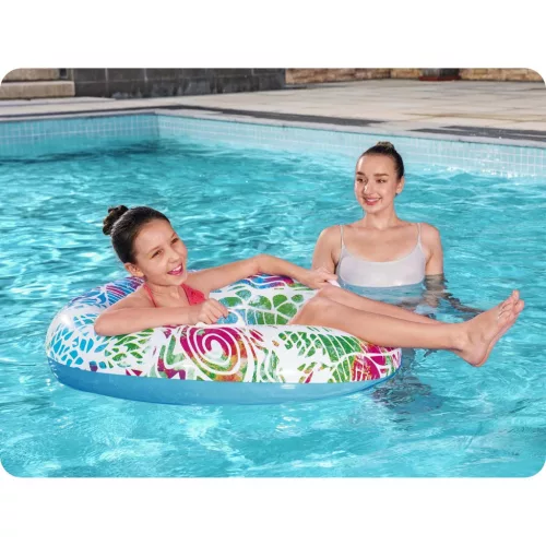 Gyerekgyűrű 91 cm átmérővel, 3 színben, Bestway 36084 piros