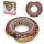 Felfújható strandgyűrű úszáshoz barna Donut 107cm BESTWAY