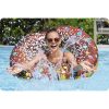 Felfújható strandgyűrű úszáshoz barna Donut 107cm BESTWAY