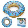 Felfújható strandgyűrű úszáshoz kék Donut 107cm BESTWAY