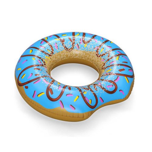 Felfújható strandgyűrű úszáshoz kék Donut 107cm BESTWAY