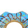 Felfújható strandgyűrű úszáshoz kék Donut 107cm BESTWAY