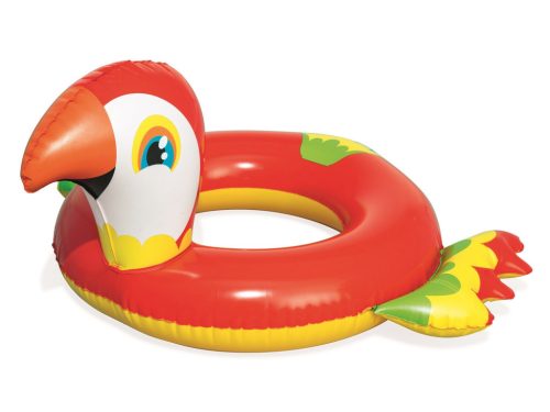 Felfújható úszógyűrű gyerekeknek Funny Animals Bestway 36128 papagáj