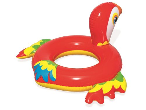 Felfújható úszógyűrű gyerekeknek Funny Animals Bestway 36128 papagáj