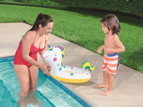 Felfújható úszógyűrű gyerekeknek Funny Animals Bestway 36128 papagáj