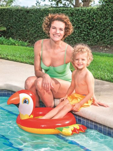 Felfújható úszógyűrű gyerekeknek Funny Animals Bestway 36128 papagáj