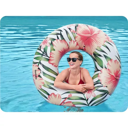 Úszógyűrű 119cm Bestway 36237 rózsaszín