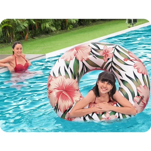 Úszógyűrű 119cm Bestway 36237 rózsaszín