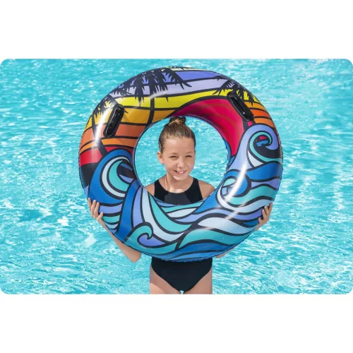 Kék úszógyűrű 91 cm Bestway 36350