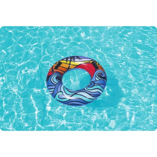 Kék úszógyűrű 91 cm Bestway 36350