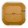 Sütőpapír fritőzbetétekhez 16 cm Berdsen - 100 db