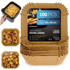 Sütőpapír fritőzbetétekhez 20 cm Berdsen - 100 db