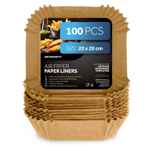 Sütőpapír fritőzbetétekhez 20 cm Berdsen - 100 db