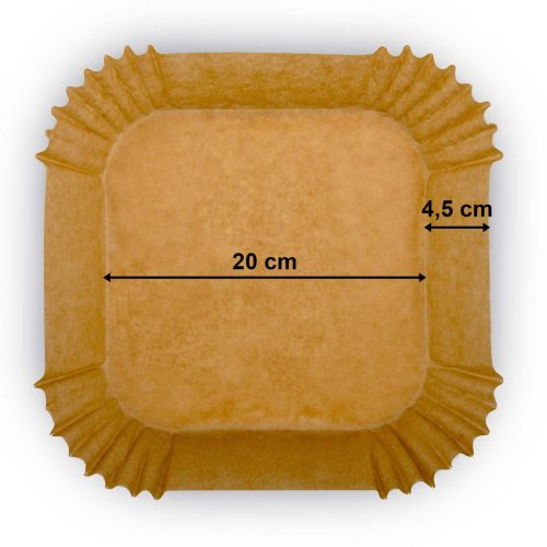Sütőpapír fritőzbetétekhez 20 cm Berdsen - 100 db