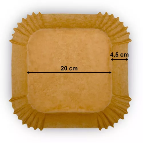 Sütőpapír fritőzbetétekhez 20 cm Berdsen - 100 db