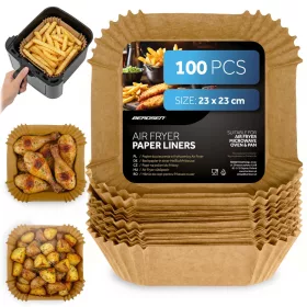 Sütőpapír fritőzbetétekhez 23 cm Berdsen - 100 db