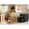 Berdsen BD-655 légkeveréses fritőz, fekete