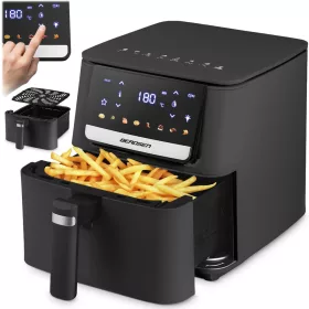 Berdsen BD-662 légkeveréses fritőz, fekete