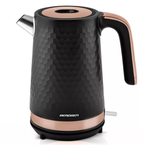 Berdsen BD-705 elektromos vízforraló 1,7l, fekete és réz
