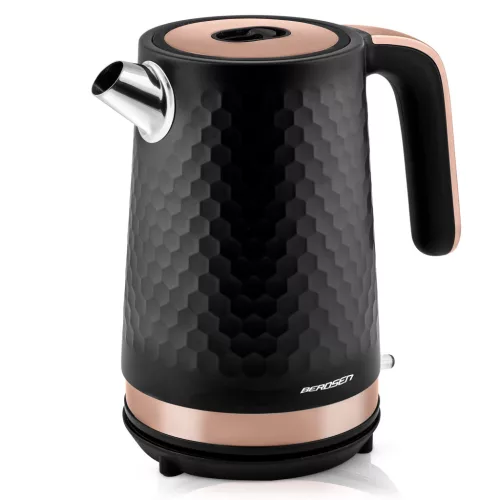 Berdsen BD-705 elektromos vízforraló 1,7l, fekete és réz