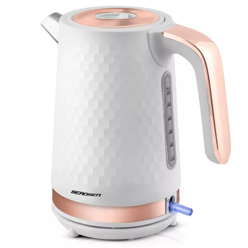 Berdsen BD-705 elektromos vízforraló 1,7l, fehér és réz