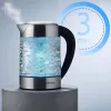 Elektromos üveg vízforraló hőmérséklet-szabályozással 1,7 l 2200 W Berdsen BD-714