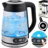 Elektromos üveg vízforraló hőmérséklet-szabályozással 1,8 l 2200 W Berdsen BD-715