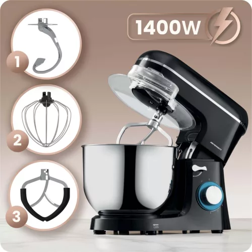 Berdsen 1400 W BD-756 3 az 1-ben bolygóműves konyhai robotgép 6 literes
