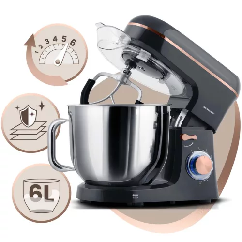 Berdsen 1400 W BD-756 3 az 1-ben bolygóműves konyhai robotgép 6 literes