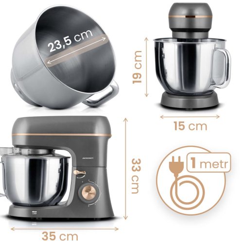 Berdsen 1400 W BD-756 3 az 1-ben bolygóműves konyhai robotgép 6 literes