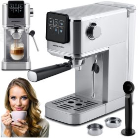 Kávéfőző dugattyú 20 bar Berdsen BD-770 ezüst