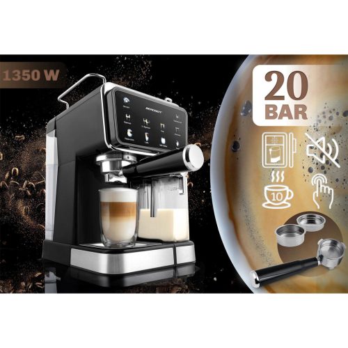 Berdsen BD-773 fekete 20 baros tejhabosító kávéfőző