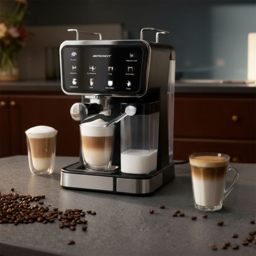 Berdsen BD-773 fekete 20 baros tejhabosító kávéfőző