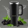 Berdsen vákuumos termosz szívószállal 1180 ml fekete