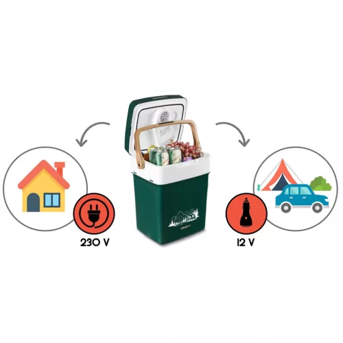 Berdsen Icemax 29 literes ECO üzemmódú utazási hűtő - zöld