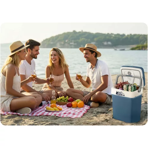 Berdsen Icemax turista hűtőszekrény 29 literes ECO mód - kék
