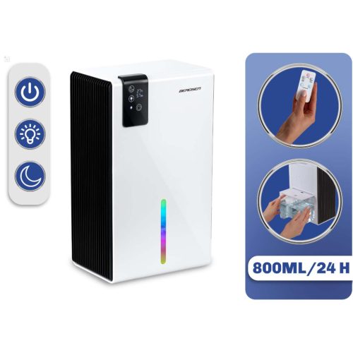 Légszárító - nedvességmegkötő 800ml/24h higrosztát Berdsen BD-856 fehér