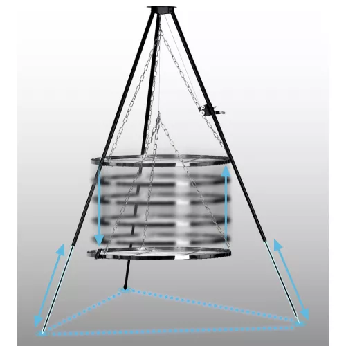Állvány tűzrács 80 cm Berdsen BD-884