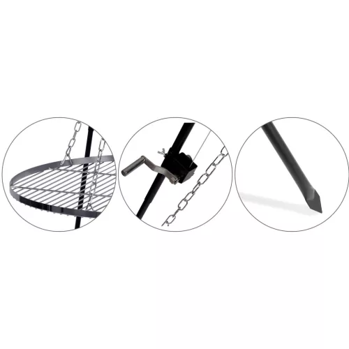 Állvány tűzrács 80 cm Berdsen BD-884