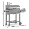 Berdsen BD-891 faszén grill