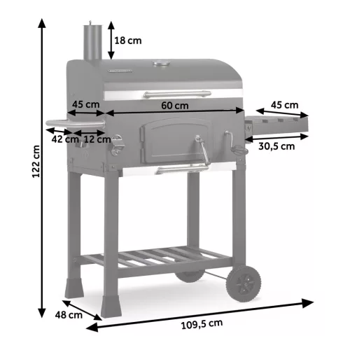 Berdsen BD-891 faszén grill