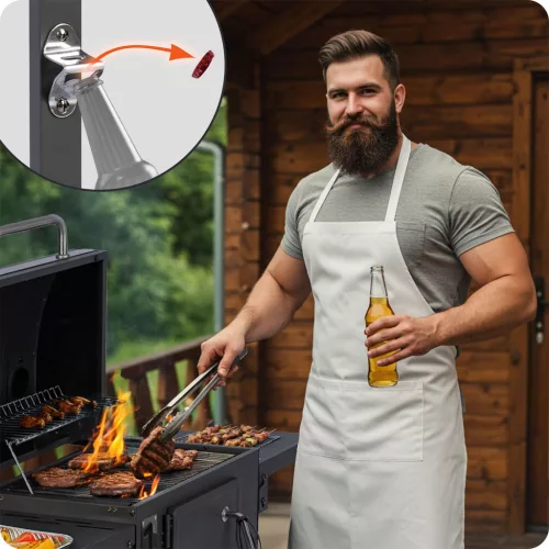 Berdsen BD-892 fekete faszén grill fedéllel