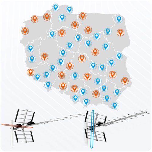 Irányított kültéri TV antenna Ultra, HD 4K - Berdsen BD-951