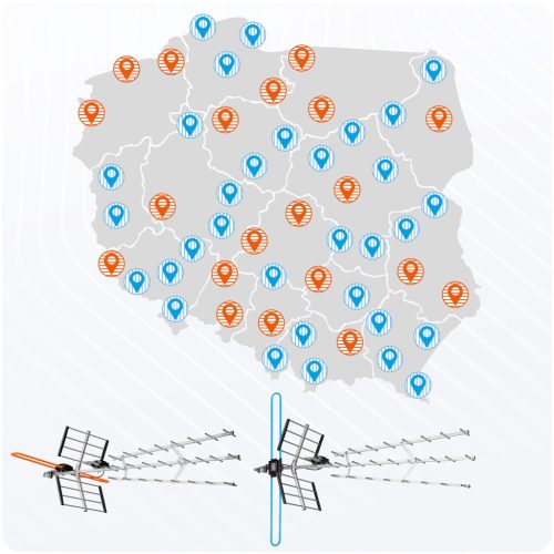 Irányított kültéri TV antenna, Ultra HD 4K - Berdsen BD-952 