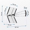 Irányított kültéri TV antenna Ultra, HD 4K -Berdsen BD-953 