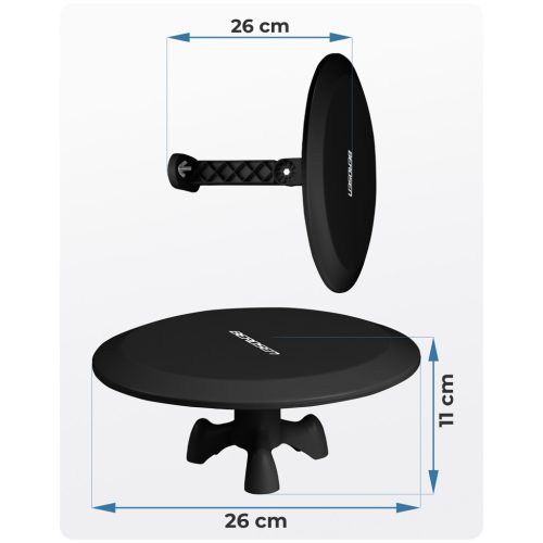 Kültéri és beltéri TV antenna, 4K Ultra HD, VHF és UHF, fekete - Berdsen BD-955 